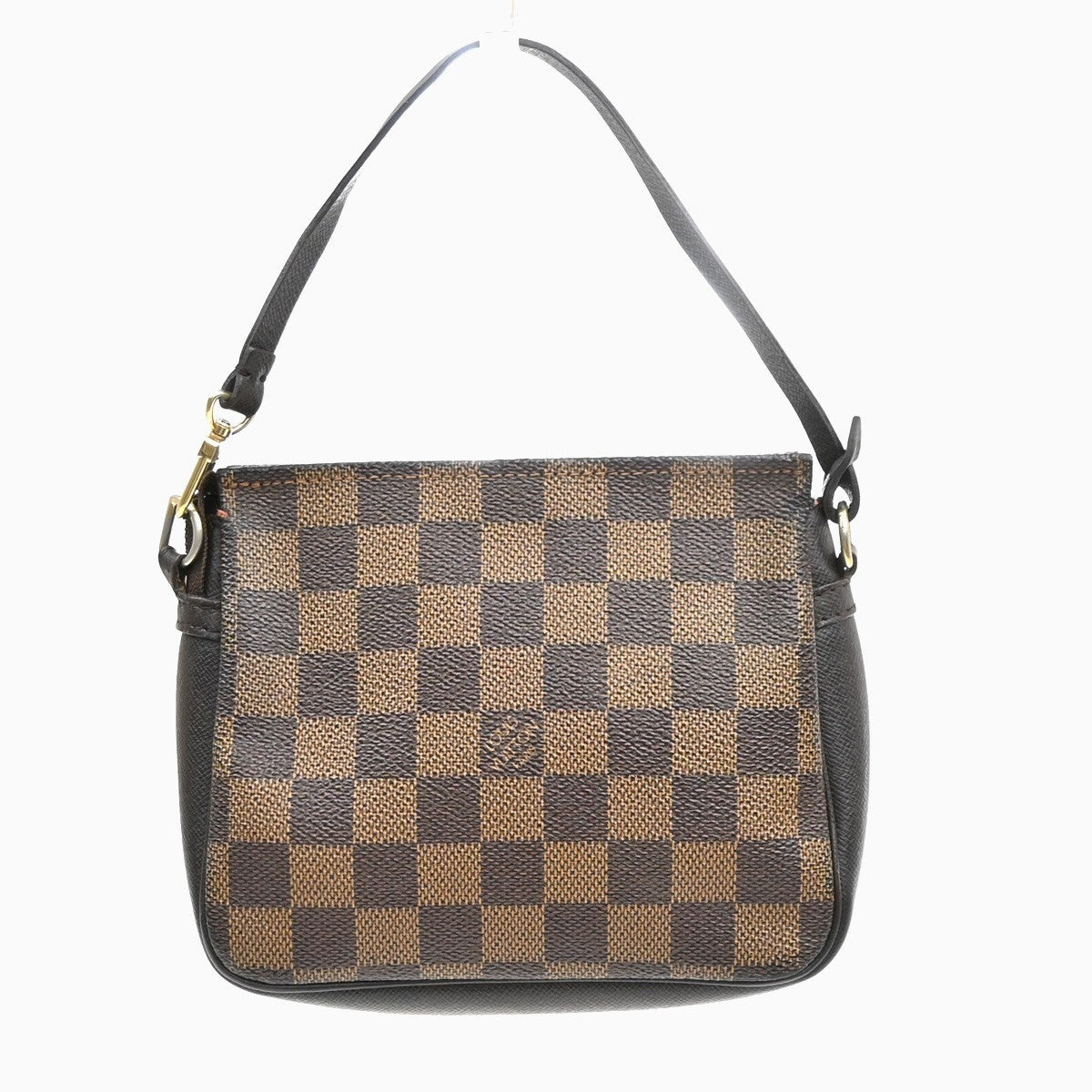 LOUIS VUITTON  Trousse Makeup Hand Bag Damier Ebene Leather Brown N51982 83SA070