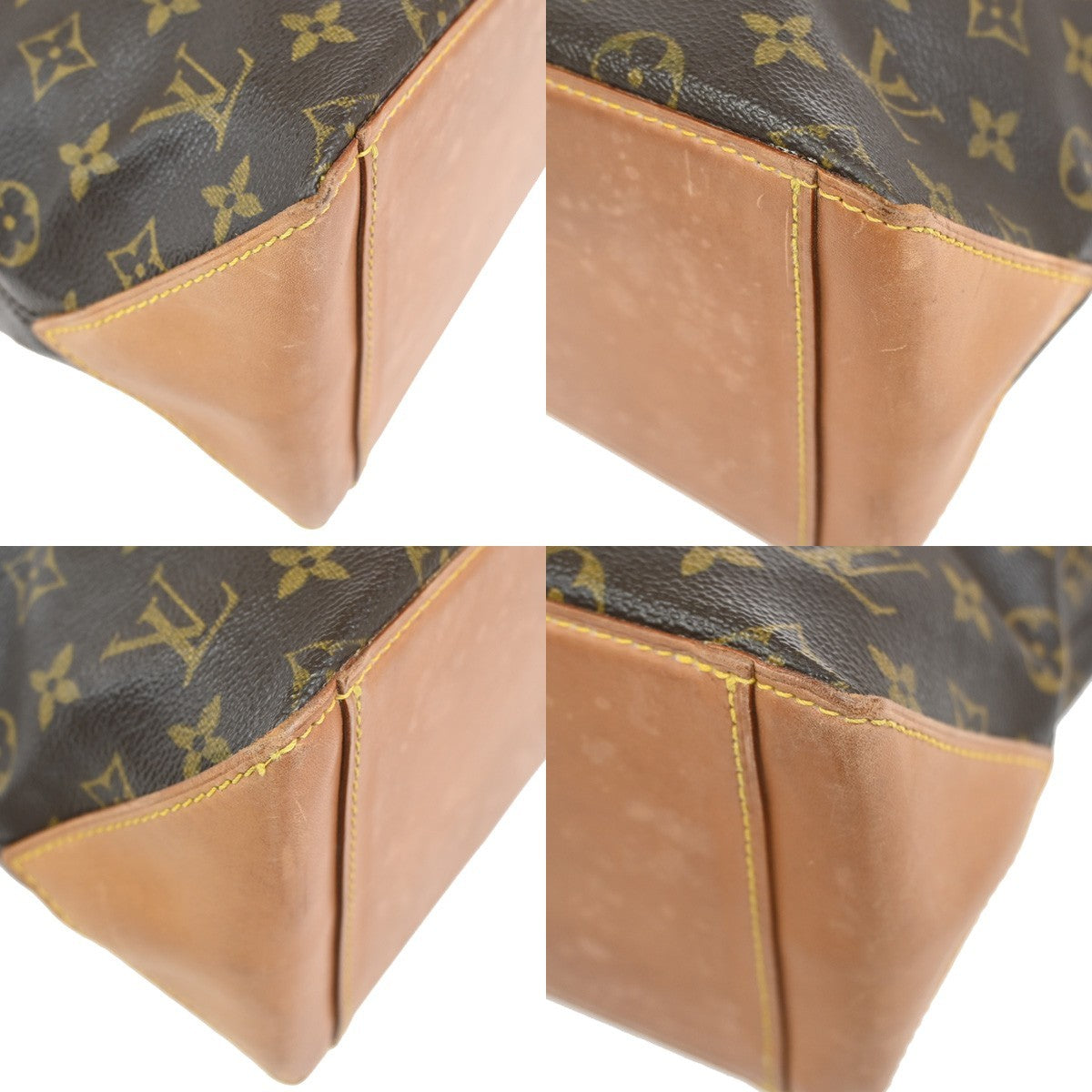LOUIS VUITTON Cabas Piano Shoulder Bag Monogram Leather Brown M51148 16YJ022