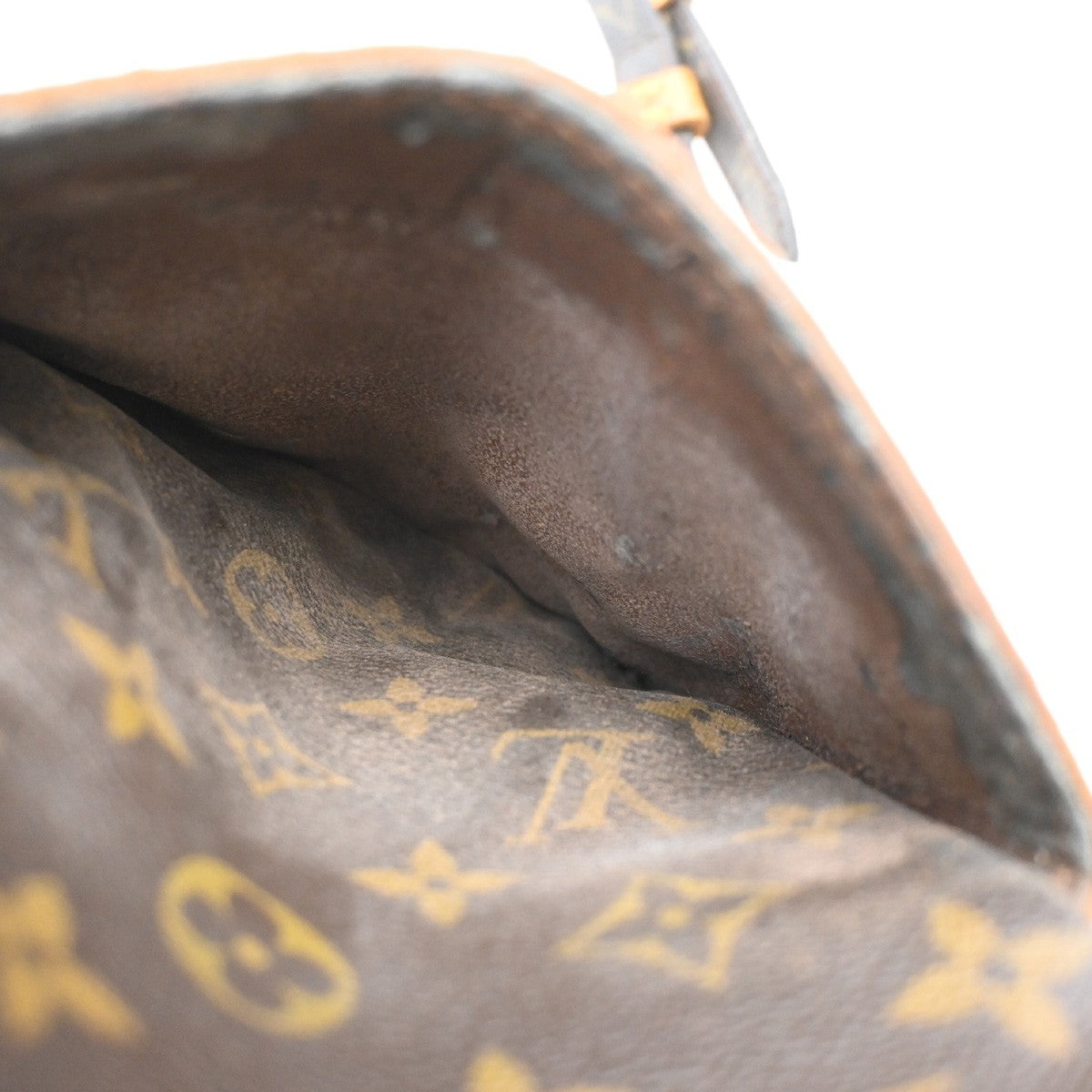 LOUIS VUITTON Danube Shoulder Bag Monogram Leather Brown France M45266 33SA093