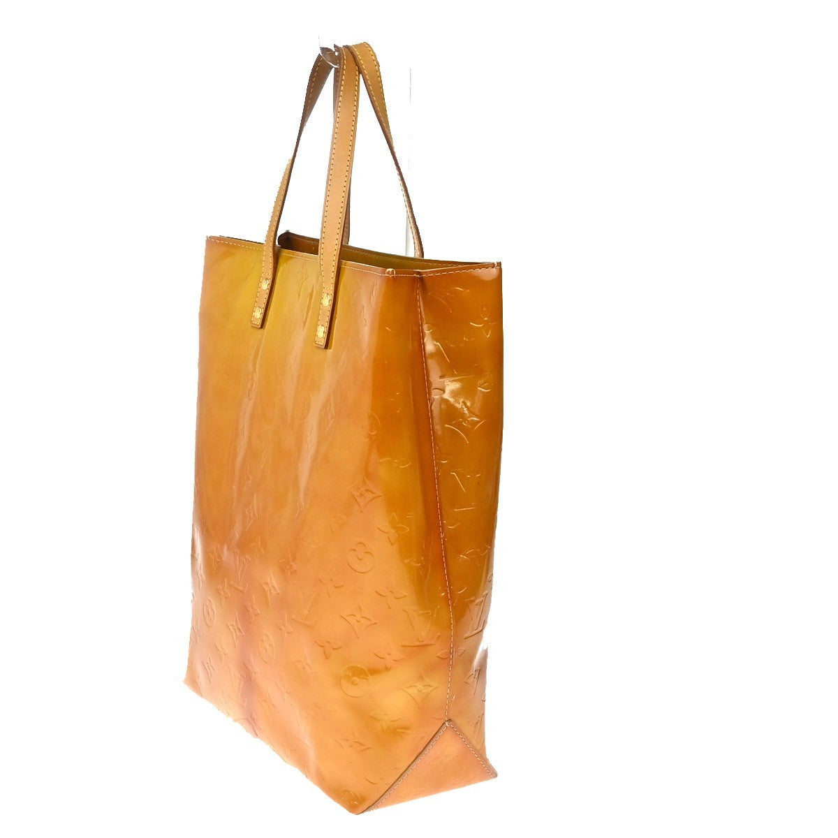 LOUIS VUITTON Read MM Hand Bag Monogram Vernis Patent Leather YW M91141 62KC785