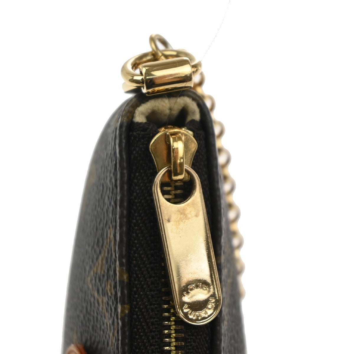 LOUIS VUITTON Pochette Mira PM Pouch Bag Monogram Leather France M60095 27RL821