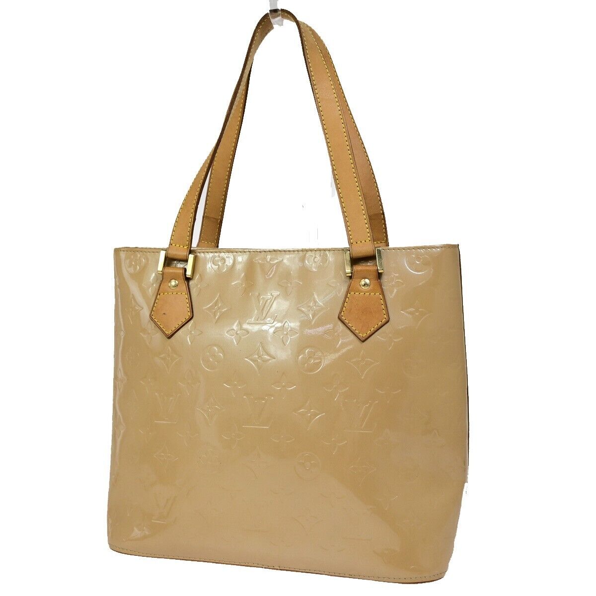 LOUIS VUITTON Houston Shoulder Bag Monogram Vernis Noisette M91340 67EB198