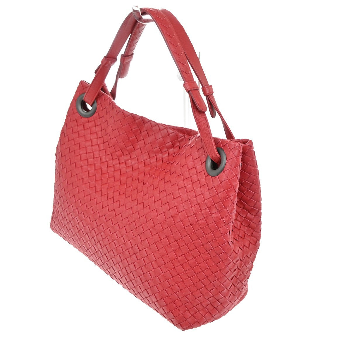 BOTTEGA VENETA Intrecciato Garda Shoulder Bag Leather Red  Italy 179320 94RL600