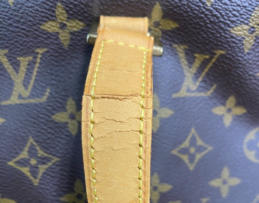 LOUIS VUITTON Cabas Mezzo Shoulder Bag Monogram Leather Brown M51151 10KC189