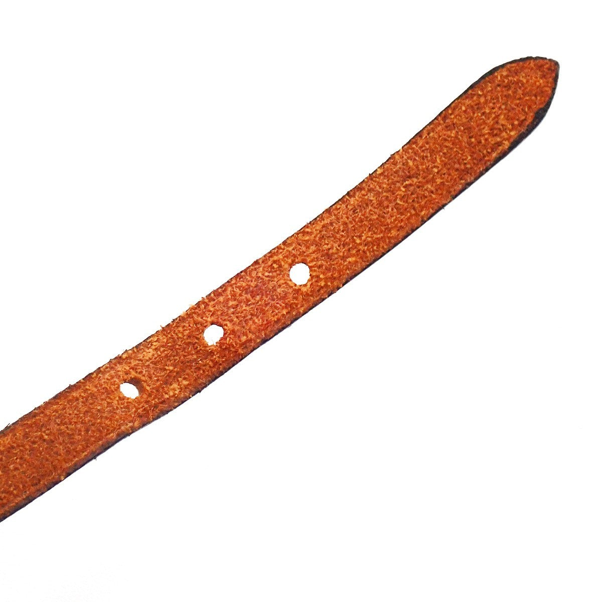 HERMES Logo Api Bracelet Leather Brown GHW 05RP161