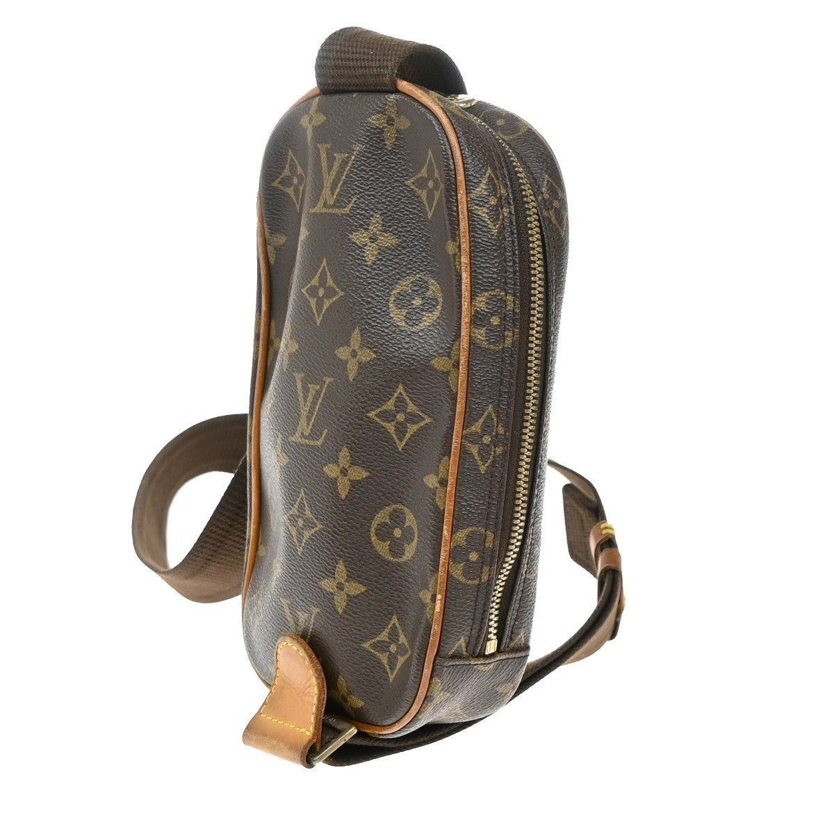 LOUIS VUITTON Pochette Gange Shoulder Bag Monogram Brown Spain M51870 78KB320
