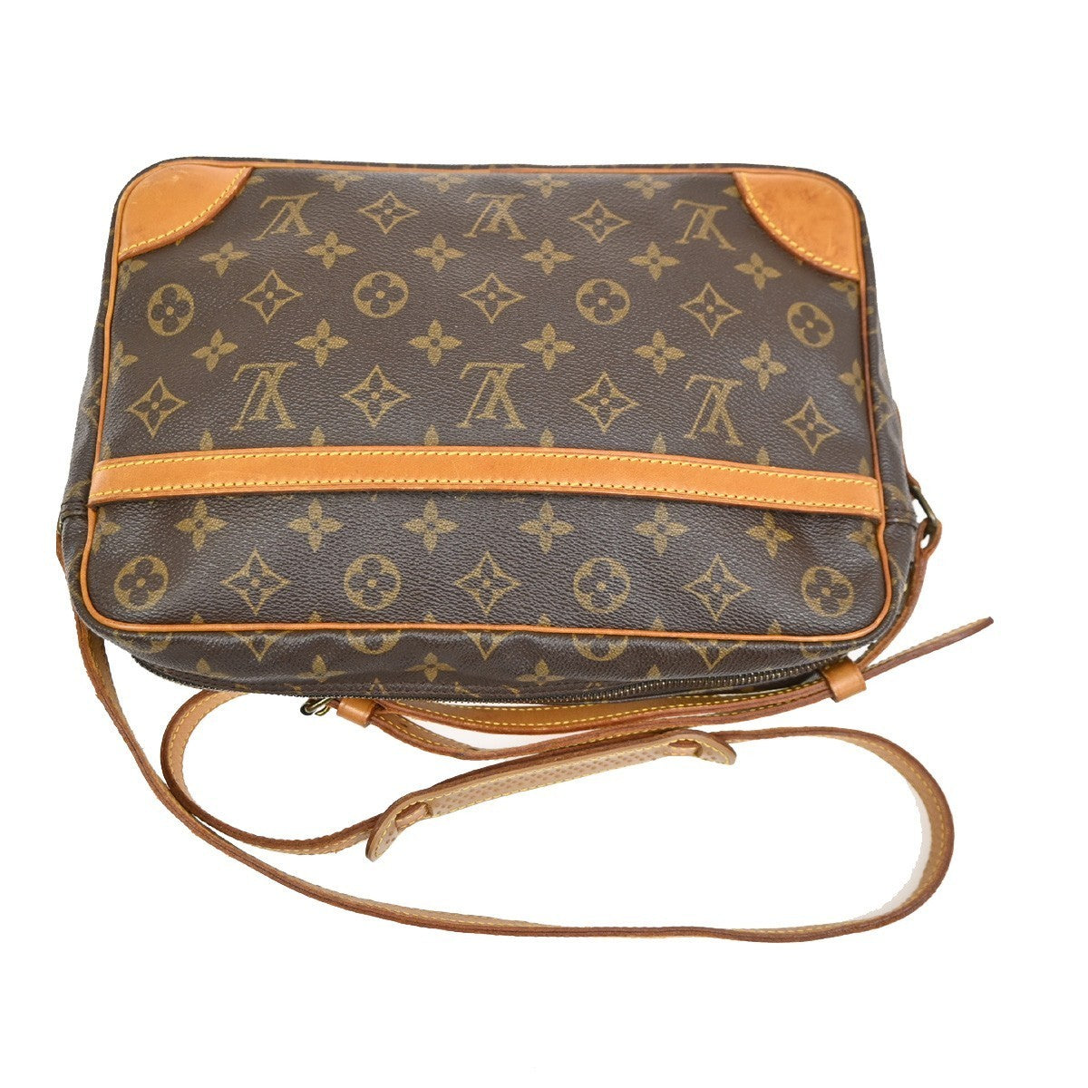 LOUIS VUITTON Trocadero 30 Shoulder Bag Monogram Leather Brown M51272 89TA340