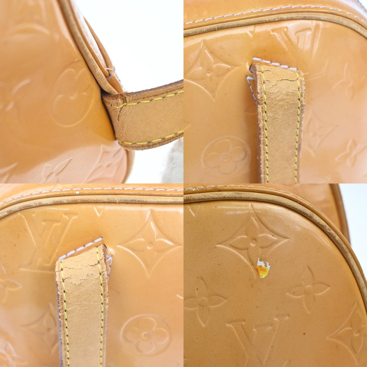 LOUIS VUITTON Murray Backpack Bag Monogram Vernis Leather Rose M91039 07KC336