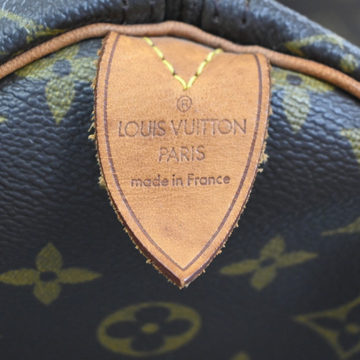 LOUIS VUITTON Speedy 40 Travel Hand Bag Monogram Leather Brown M41522 93PA044