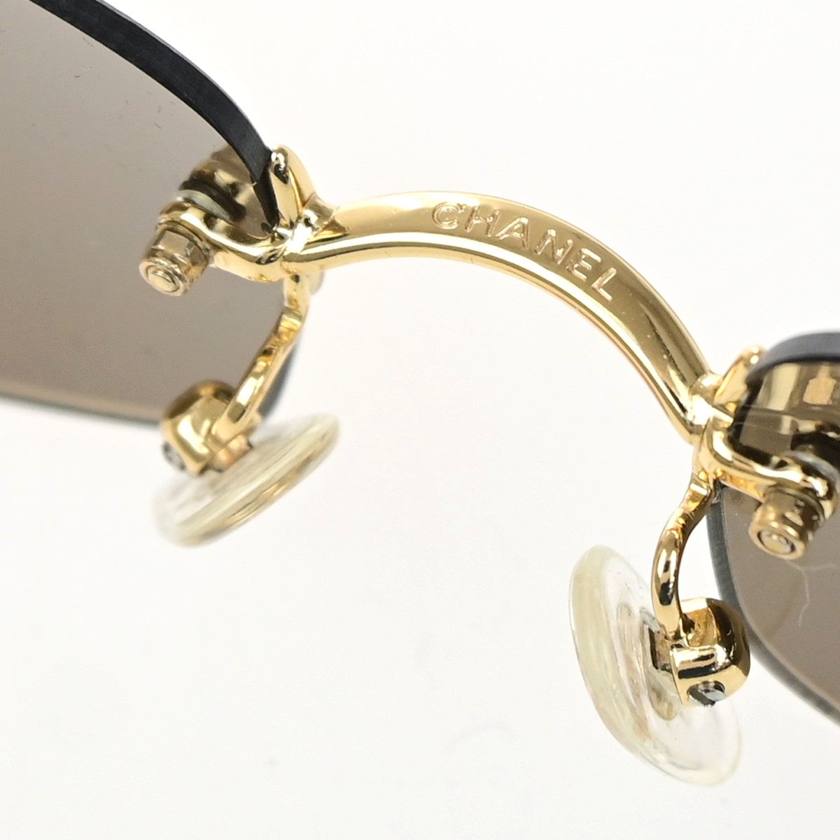 CHANEL CC Logo Sunglasses Mirrored Lenses Eye Wear Metal GHW 4002 05RQ075