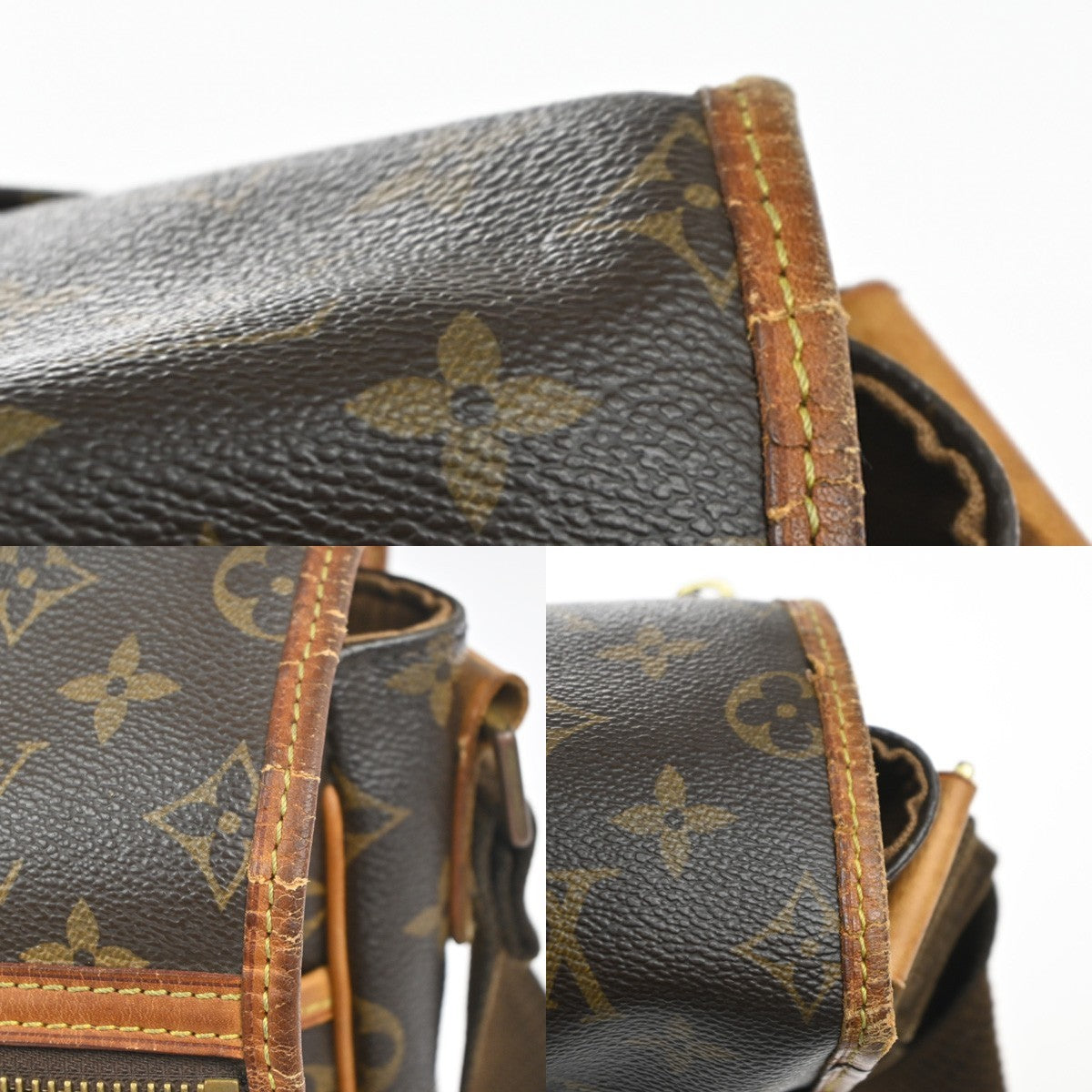 LOUIS VUITTON Messenger Bosphore GM Shoulder Bag Monogram Leather M40105 35MA532