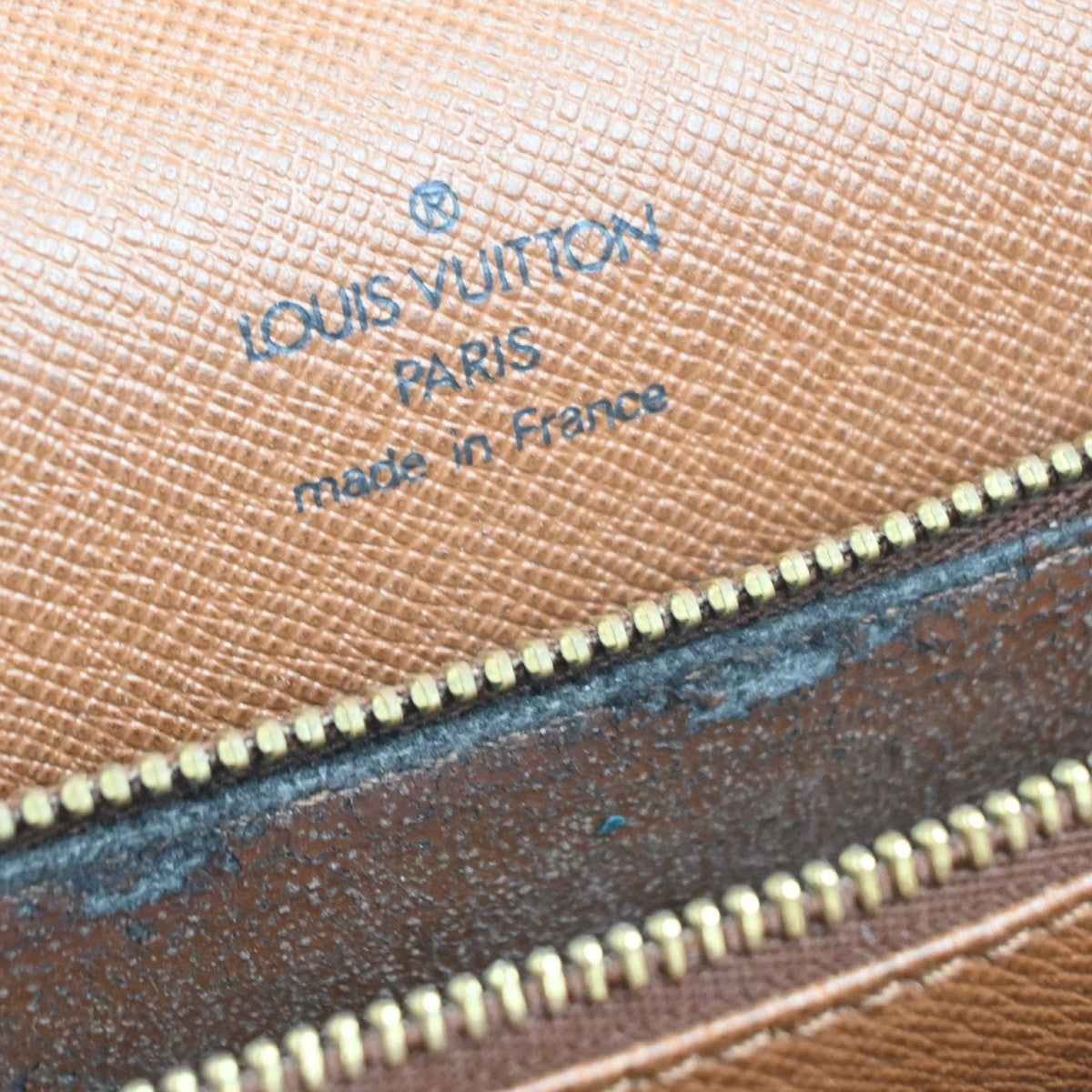 LOUIS VUITTON Concorde Hand Bag Monogram Leather Brown France M51190 88CA976