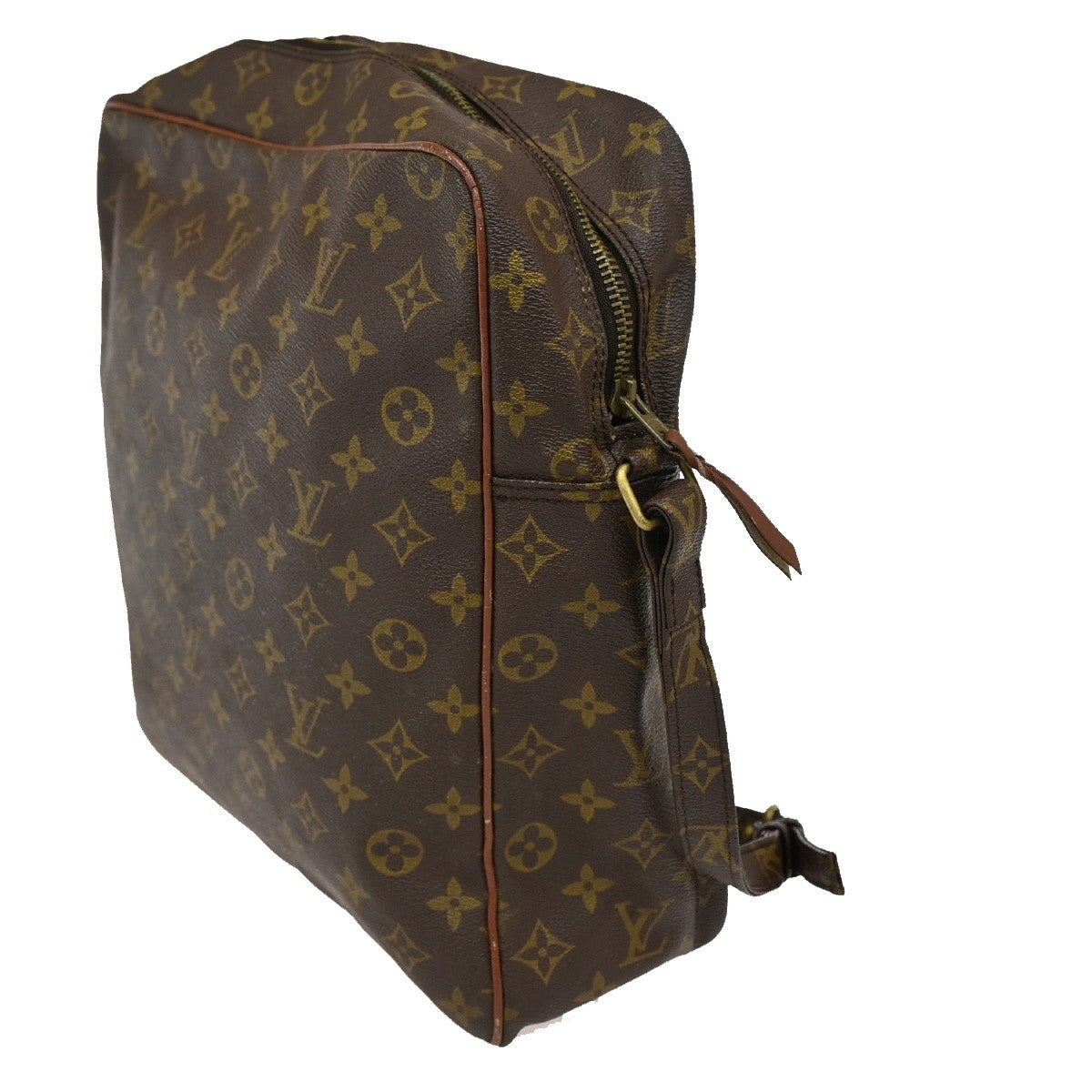 LOUIS VUITTON Marceau Shoulder Bag Monogram Leather Brown France M40264 05TA093
