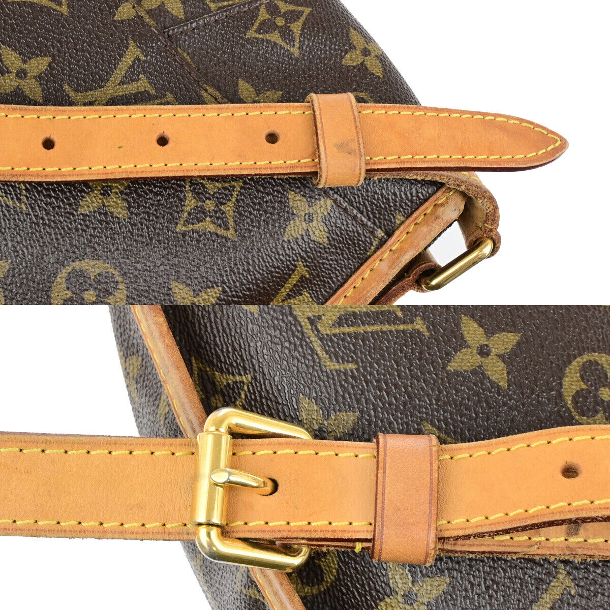 LOUIS VUITTON Menilmontant PM Shoulder Bag Monogram Leather BN M40474 98KA504