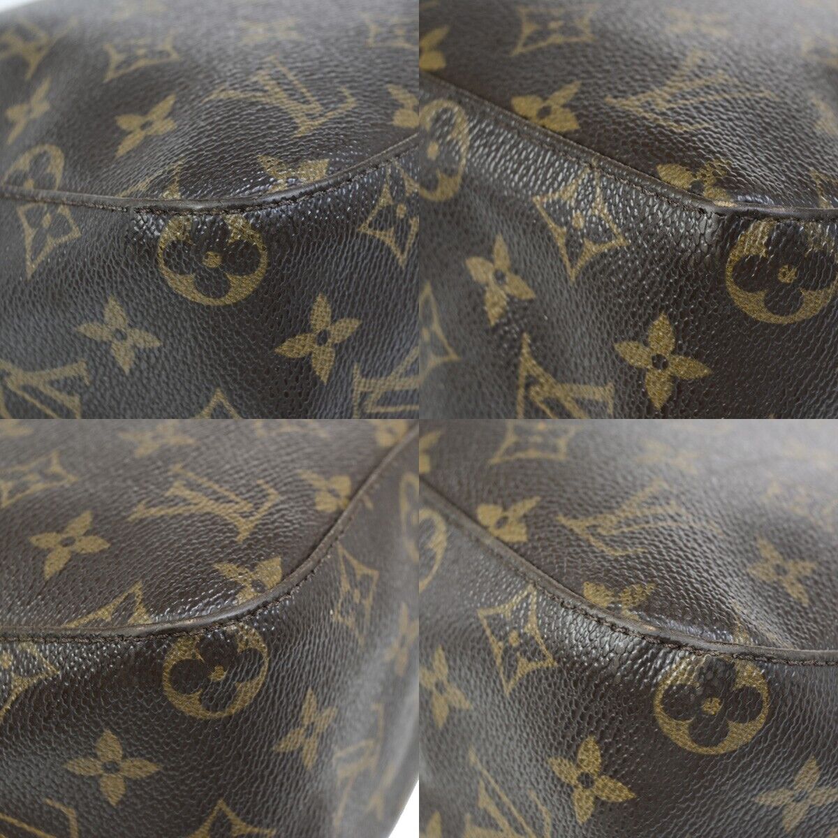 LOUIS VUITTON Looping MM Shoulder Bag Monogram Leather BN France M51146 69EB650