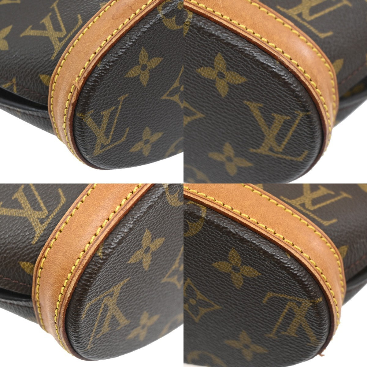 LOUIS VUITTON BABYLONE Shoulder Bag Monogram Leather Brown France M51102 98MA204