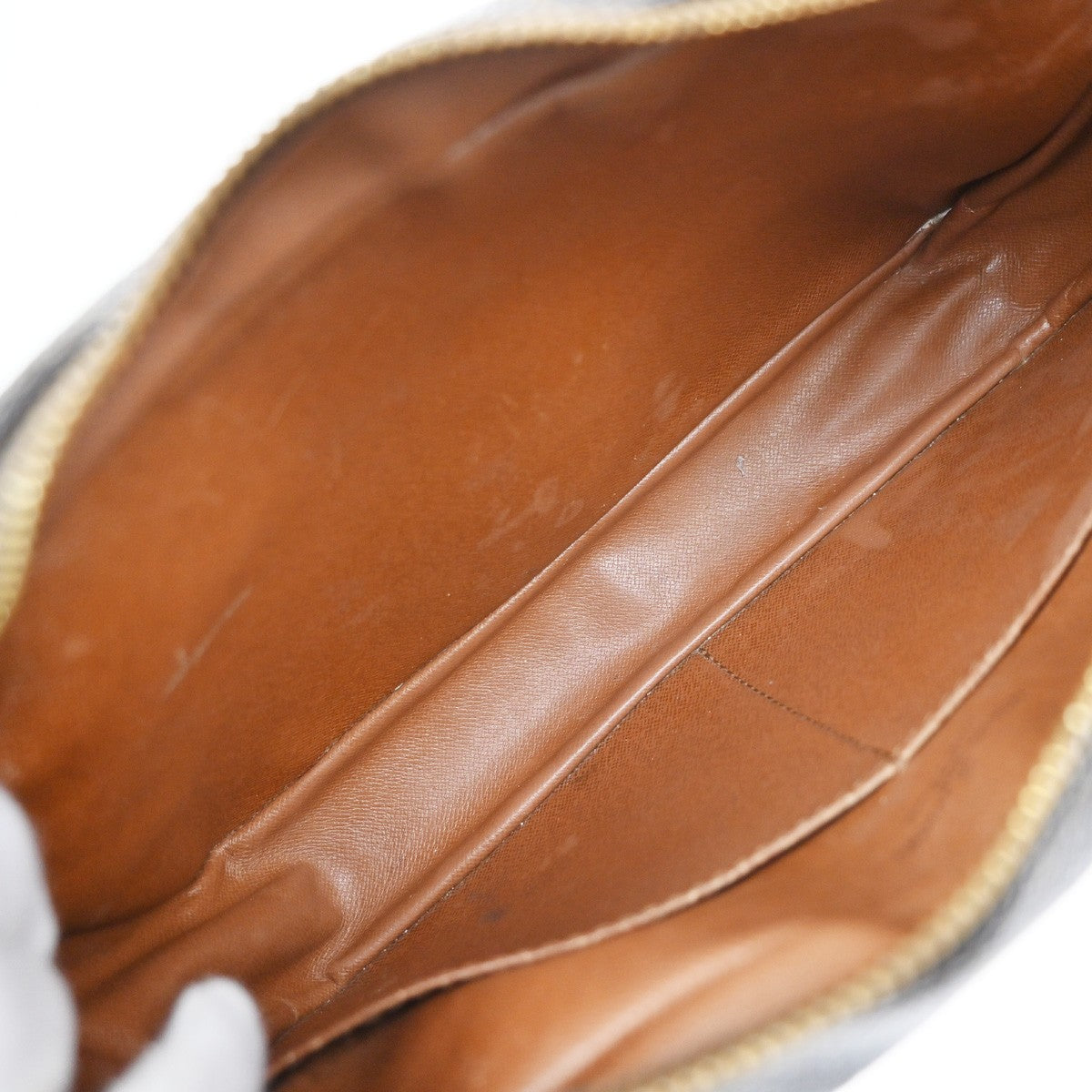 LOUIS VUITTON Compiegne 28 Clutch Hand Bag Monogram Leather Brown M51845 65YH217