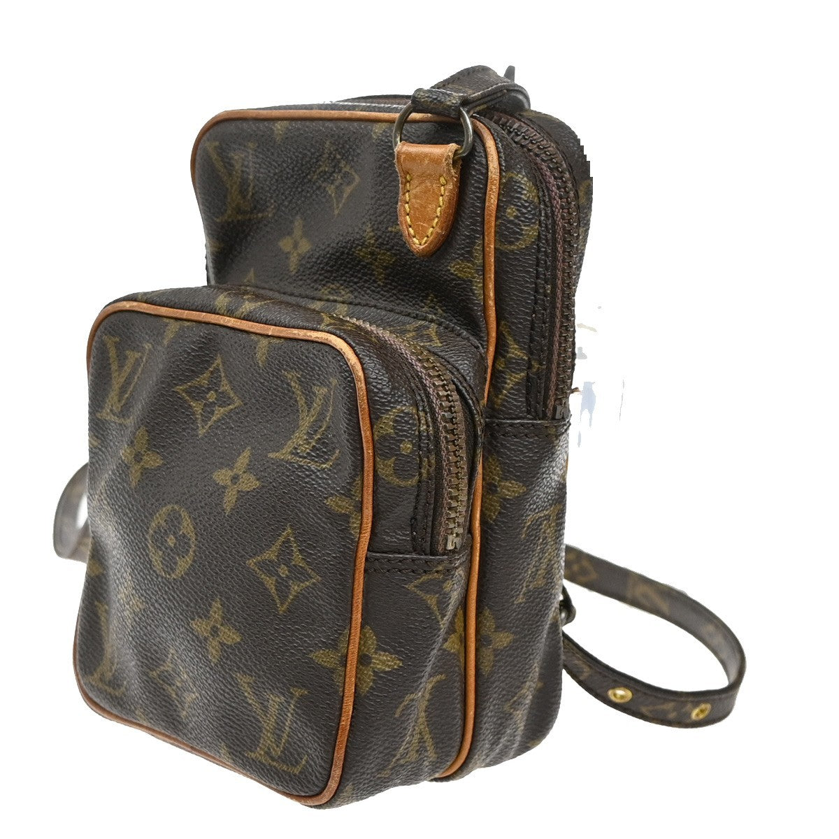 LOUIS VUITTON Mini Amazon Shoulder Bag Monogram Leather Brown M45238 33KB330
