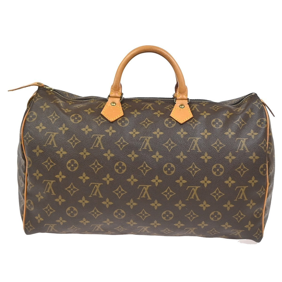 LOUIS VUITTON Speedy 40 Travel Hand Bag Monogram Leather Brown M41522 96YJ059