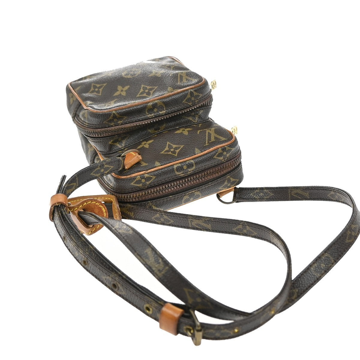 LOUIS VUITTON Mini Amazon Shoulder Bag Monogram Leather Brown M45238 86FC140