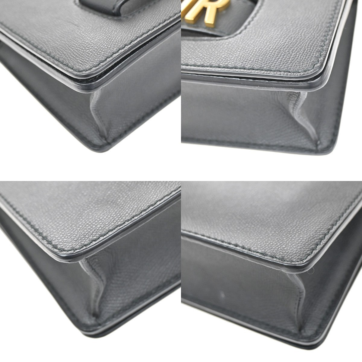 45 CHRISTIAN DIOR Logo J'ADIOR Chain Shoulder Bag Leather Gray GHW Italy 41RL350