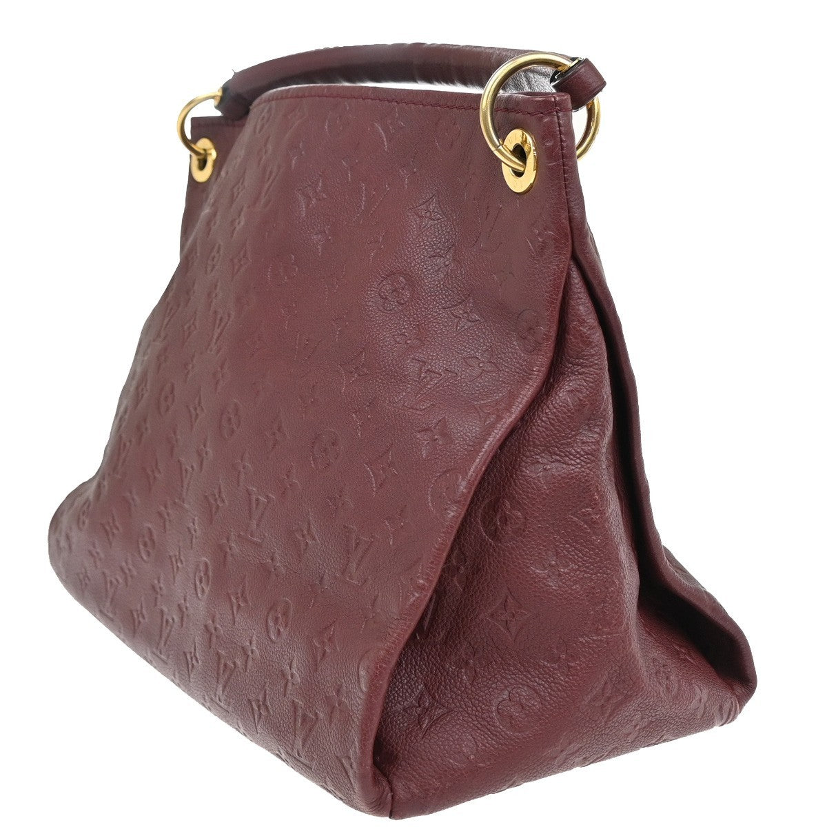 LOUIS VUITTON Artsy MM Shoulder Bag Monogram Empreinte Red M93451 614KP192