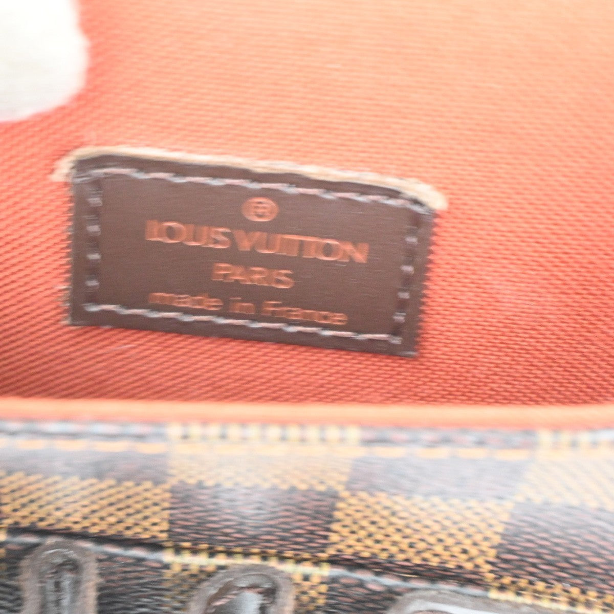 LOUIS VUITTON Portobello Shoulder Bag Damier Leather Brown N45271 83TA389