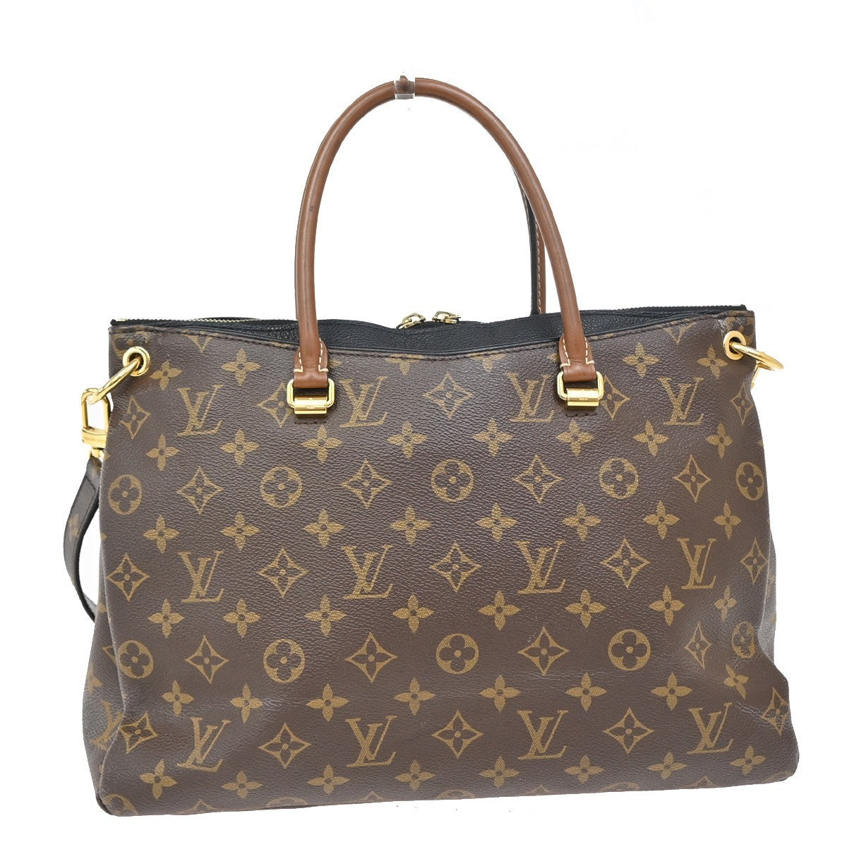 LOUIS VUITTON Pallas 2Way Shoulder Hand Bag Monogram Leather BK M41064 50FC160