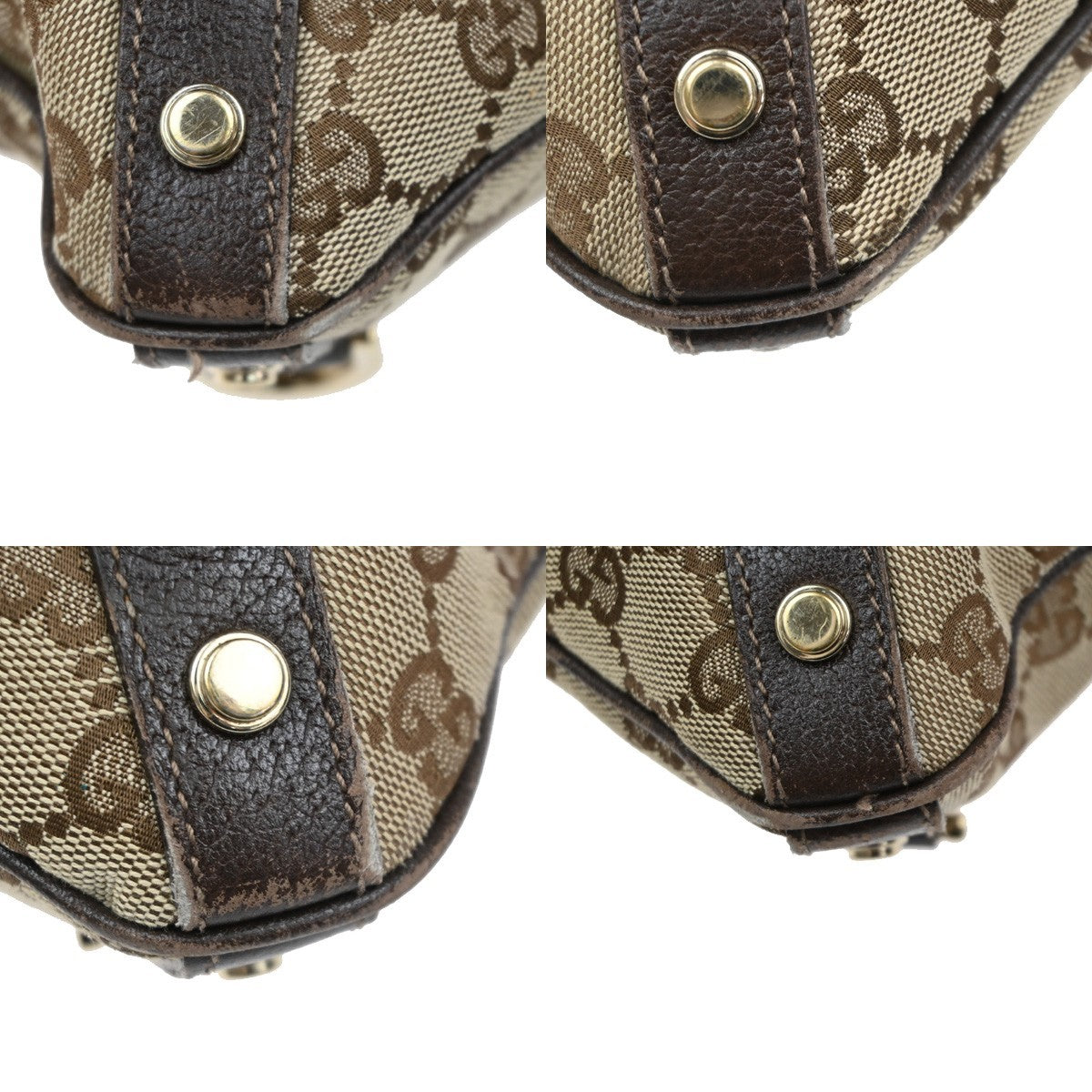 GUCCI Logo Abbey GG Pattern Shoulder Bag Canvas Leather BN BE GHW Italy 05MA666