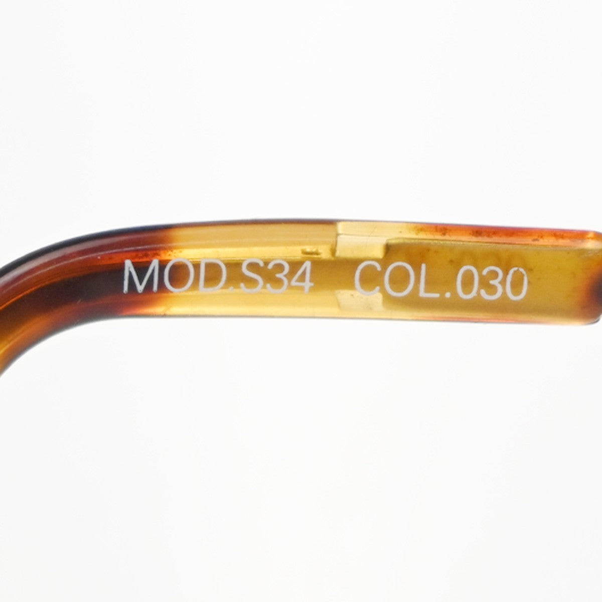 GIANNI VERSACE Medusa Sunglasses Plastic Metal Gold Brown MOD S34 Italy 01MA579