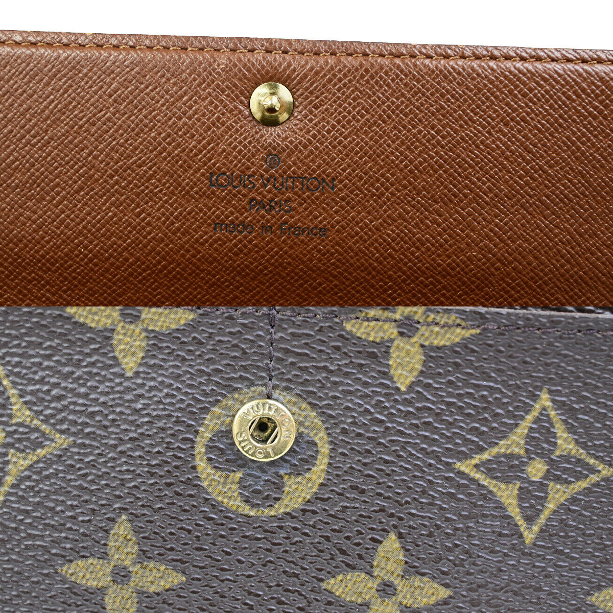 LOUIS VUITTON Porte Monnaie Credit Long Wallet Monogram Leather M61725 69YG495