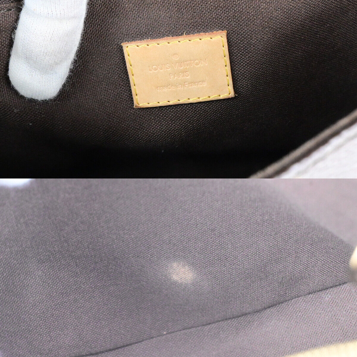 LOUIS VUITTON Menilmontant PM Shoulder Bag Monogram Leather BN M40474 72YG628