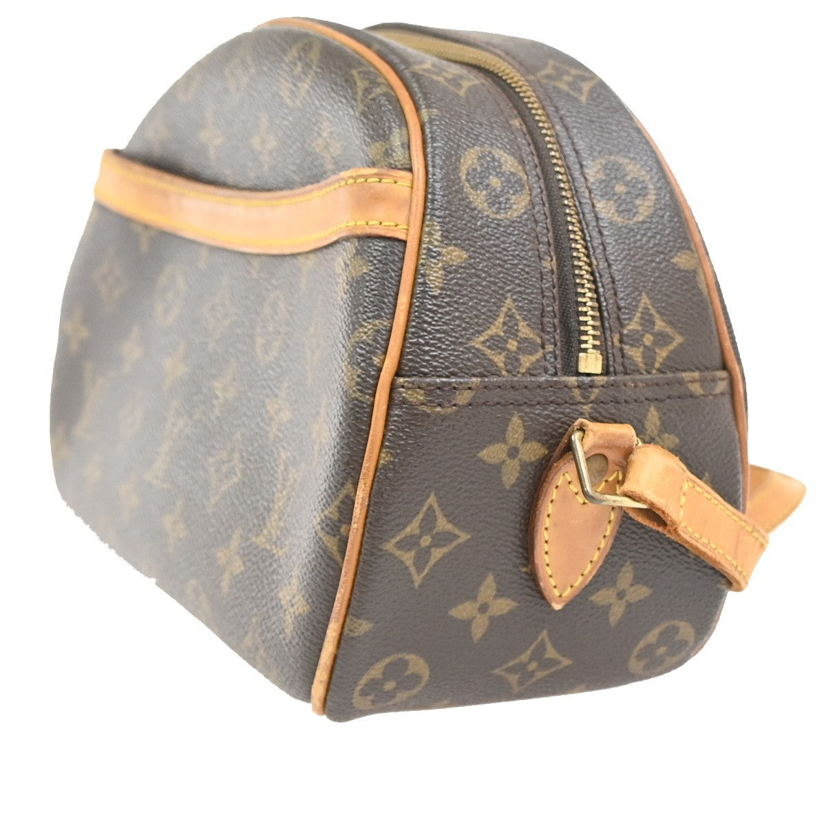 LOUIS VUITTON Blois Crossbody Shoulder Bag Monogram Leather Brown M51221 77SA029