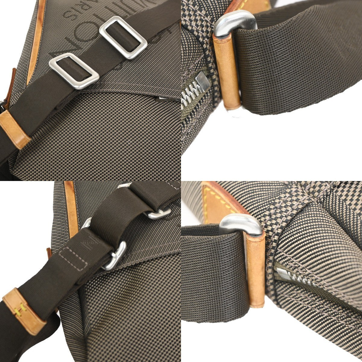 LOUIS VUITTON Citadin Shoulder Bag Damier Geant Canvas Terre M93040 39KC927