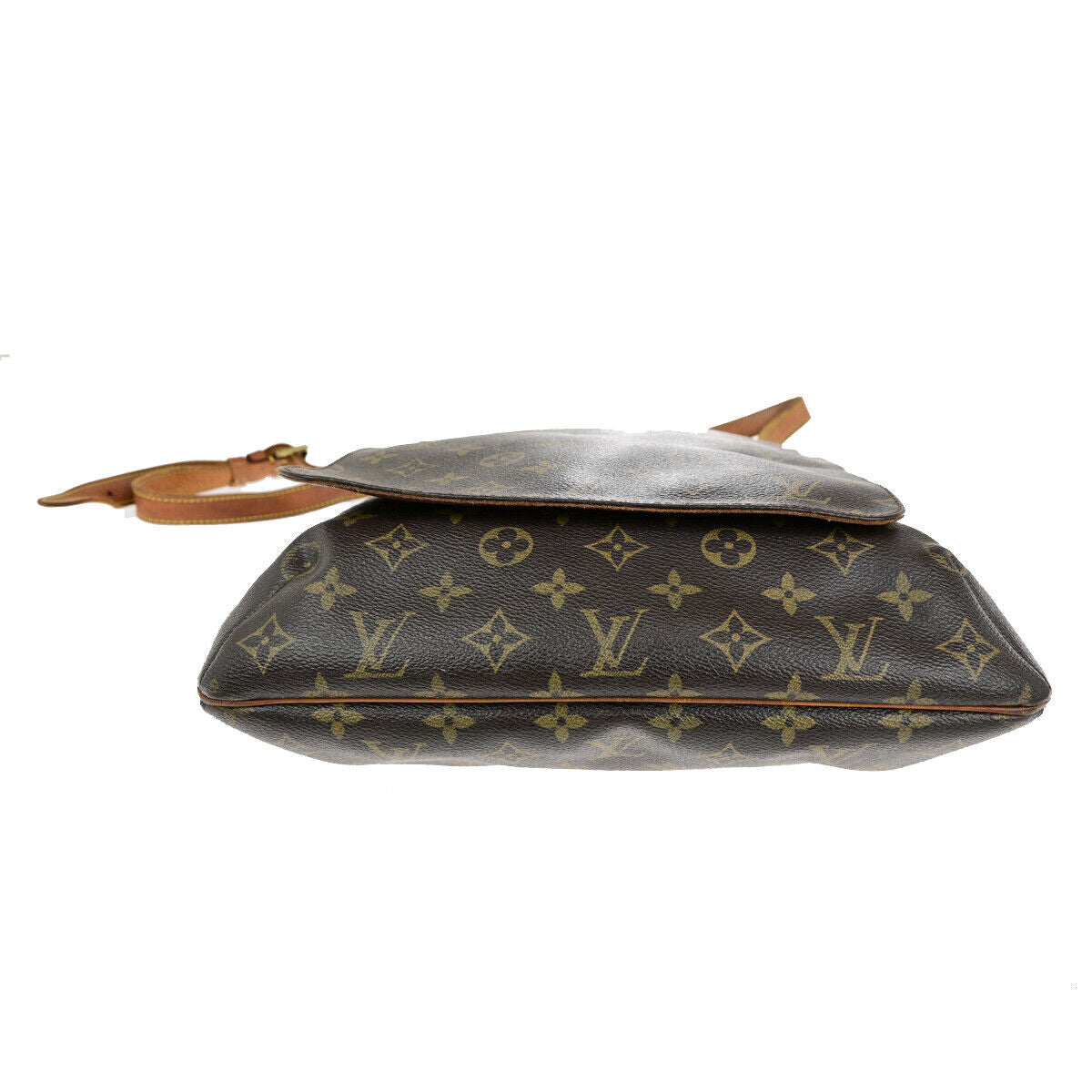 LOUIS VUITTON Musette Shoulder Bag Monogram Leather Brown France M51256 31SJ562