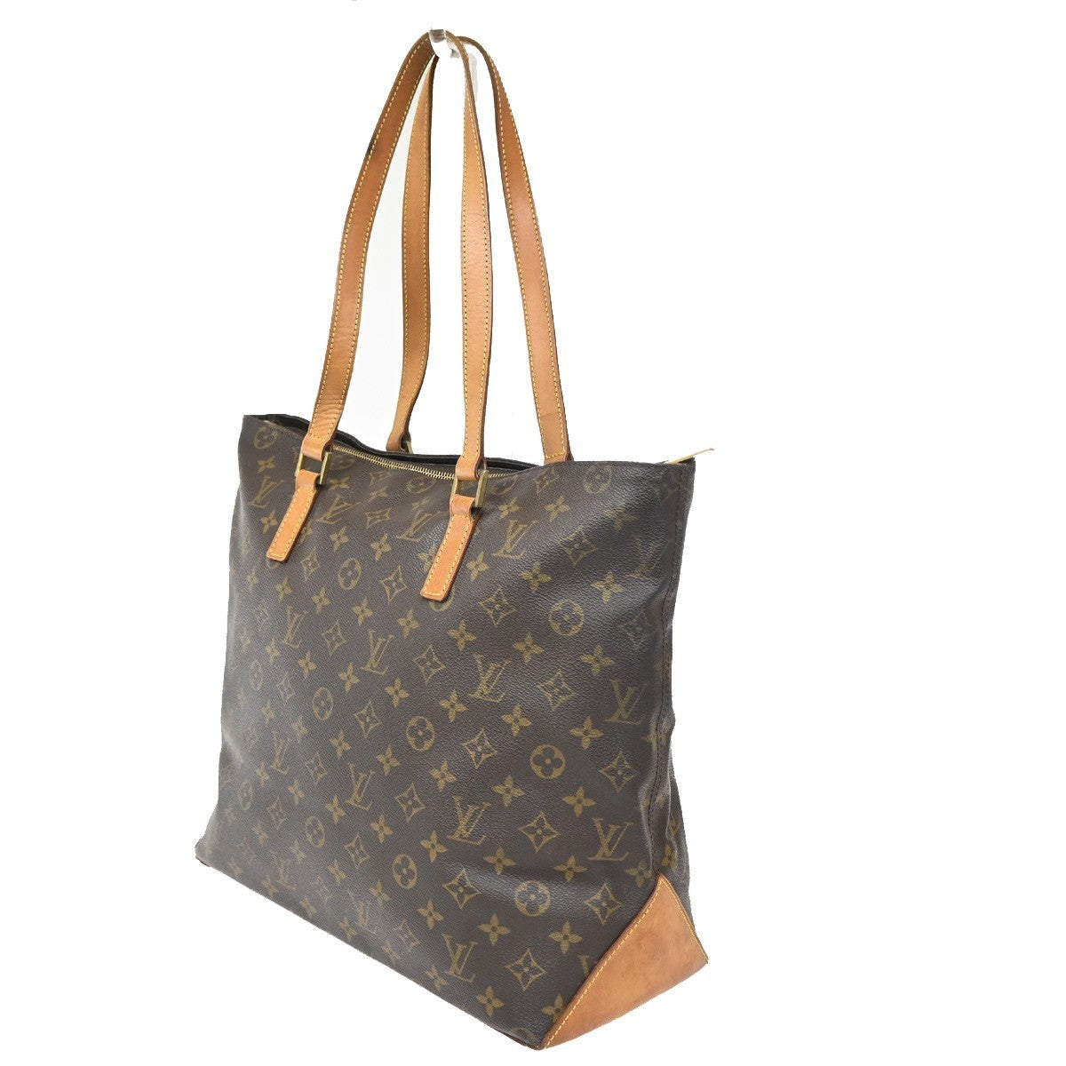 LOUIS VUITTON Cabas Mezzo Shoulder Bag Monogram Leather Brown M51151 70ZA089
