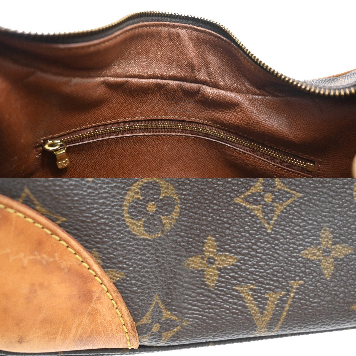 LOUIS VUITTON Boulogne 30 Shoulder Bag Monogram Leather Brown M51265 84YJ279