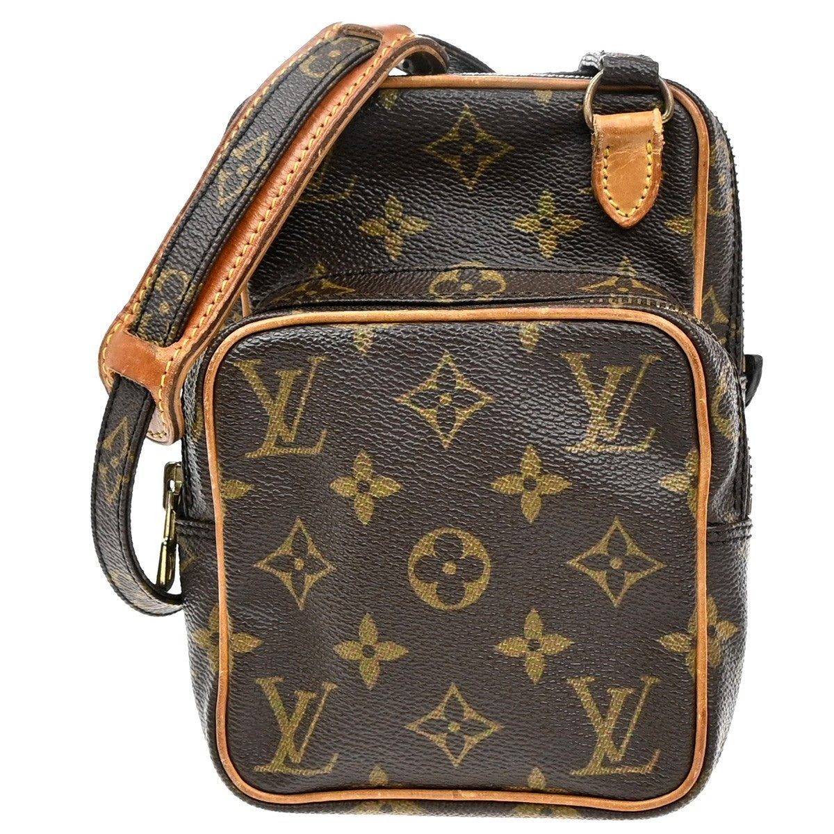 LOUIS VUITTON Mini Amazon Shoulder Bag Monogram Leather Brown M45238 35EG175