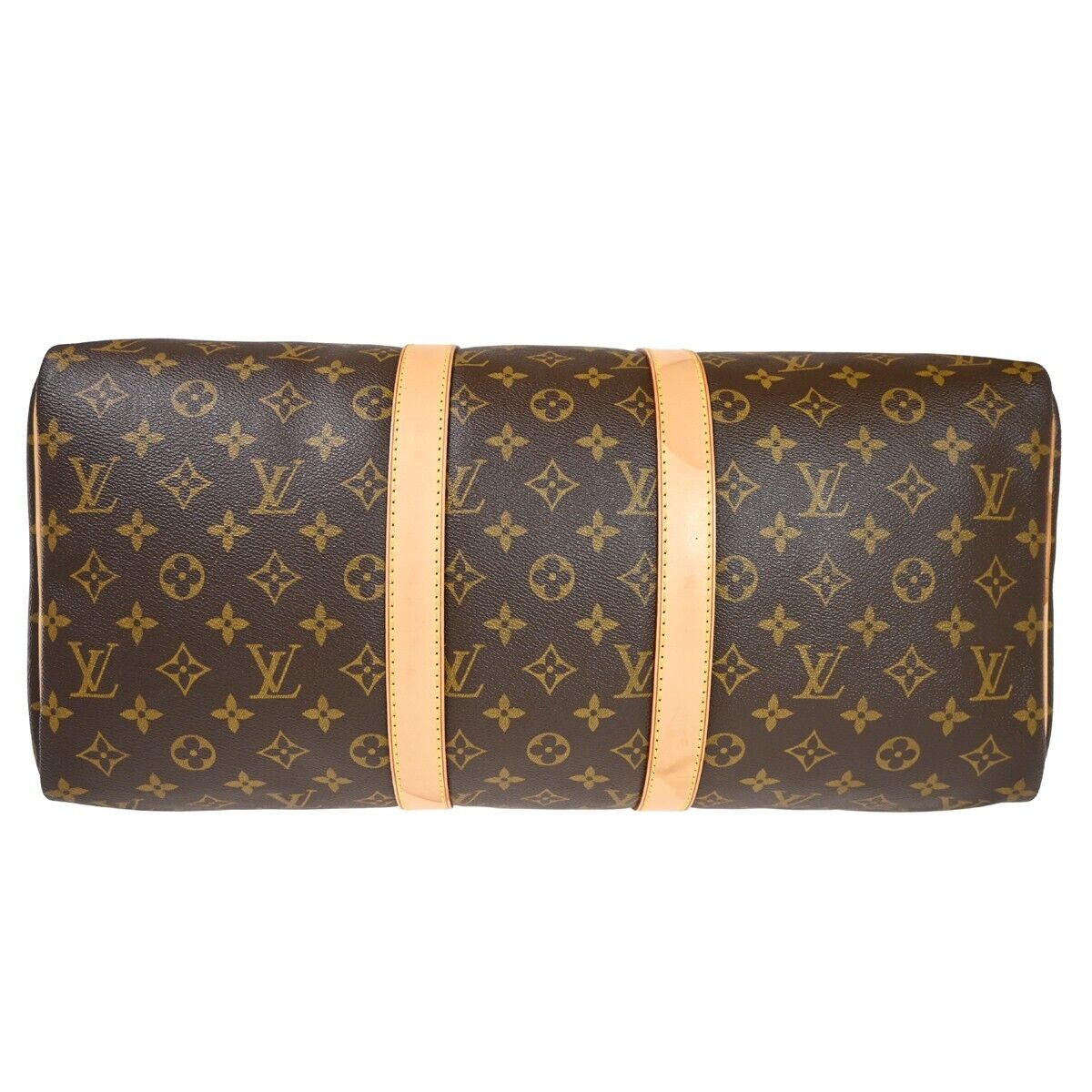 LOUIS VUITTON Keepall 45 Travel Hand Bag Monogram Leather Brown M41428 42HB394