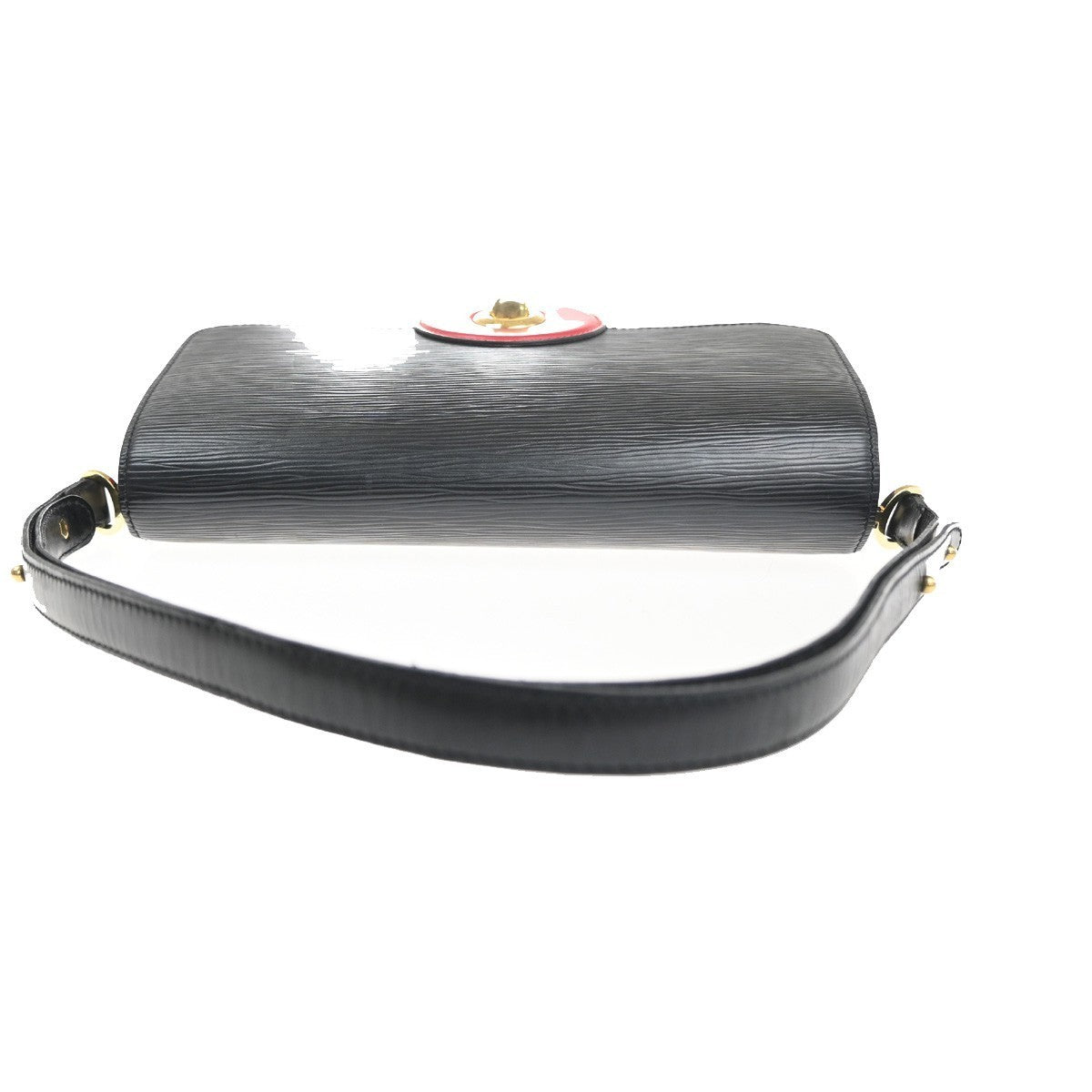 LOUIS VUITTON Free Run Shoulder Bag Epi Leather Black Red France M52417 35MA385