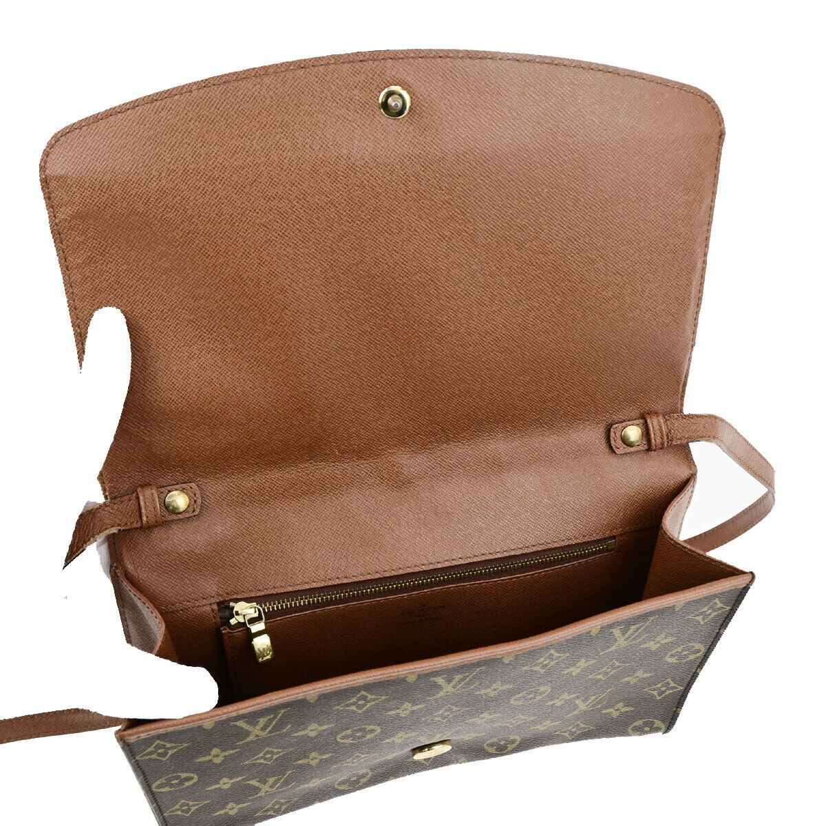 LOUIS VUITTON Bordeaux 2Way Shoulder Clutch Bag Monogram Leather M51797 32YG599