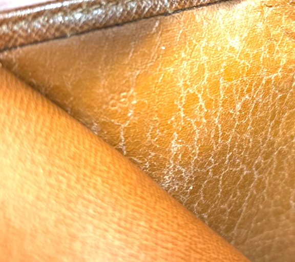 LOUIS VUITTON Logo Danube MM Shoulder Bag Monogram Leather Brown M45264 37KC060