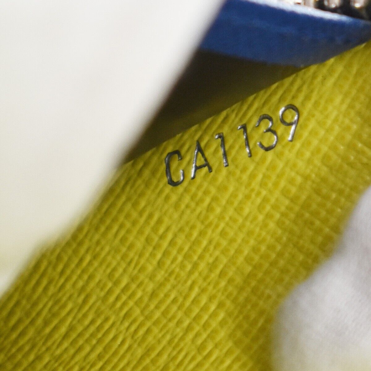 LOUIS VUITTON Zippy Organizer Wallet Epi Damier Graphite Leather M68227 81YD071