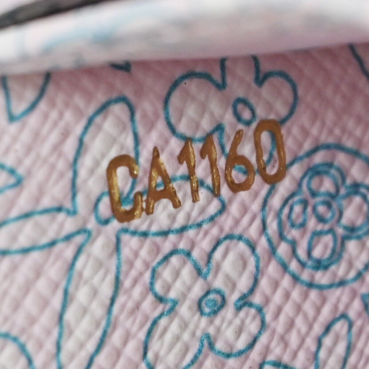 LOUIS VUITTON Sarah Long Bifold Wallet Monogram Fleuri Brown Rose M60232 34HB364