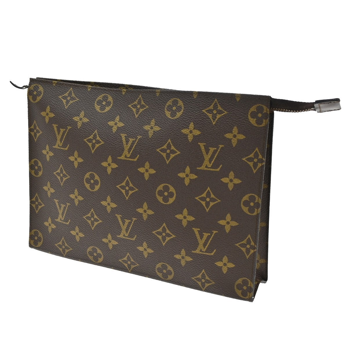 LOUIS VUITTON Poche Toilette 26 Clutch Hand Bag Monogram Leather M47542 65CA333
