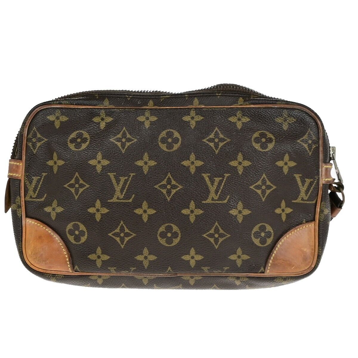 LOUIS VUITTON Marly Dragonne GM Clutch Hand Bag Monogram Brown M51825 02ED025