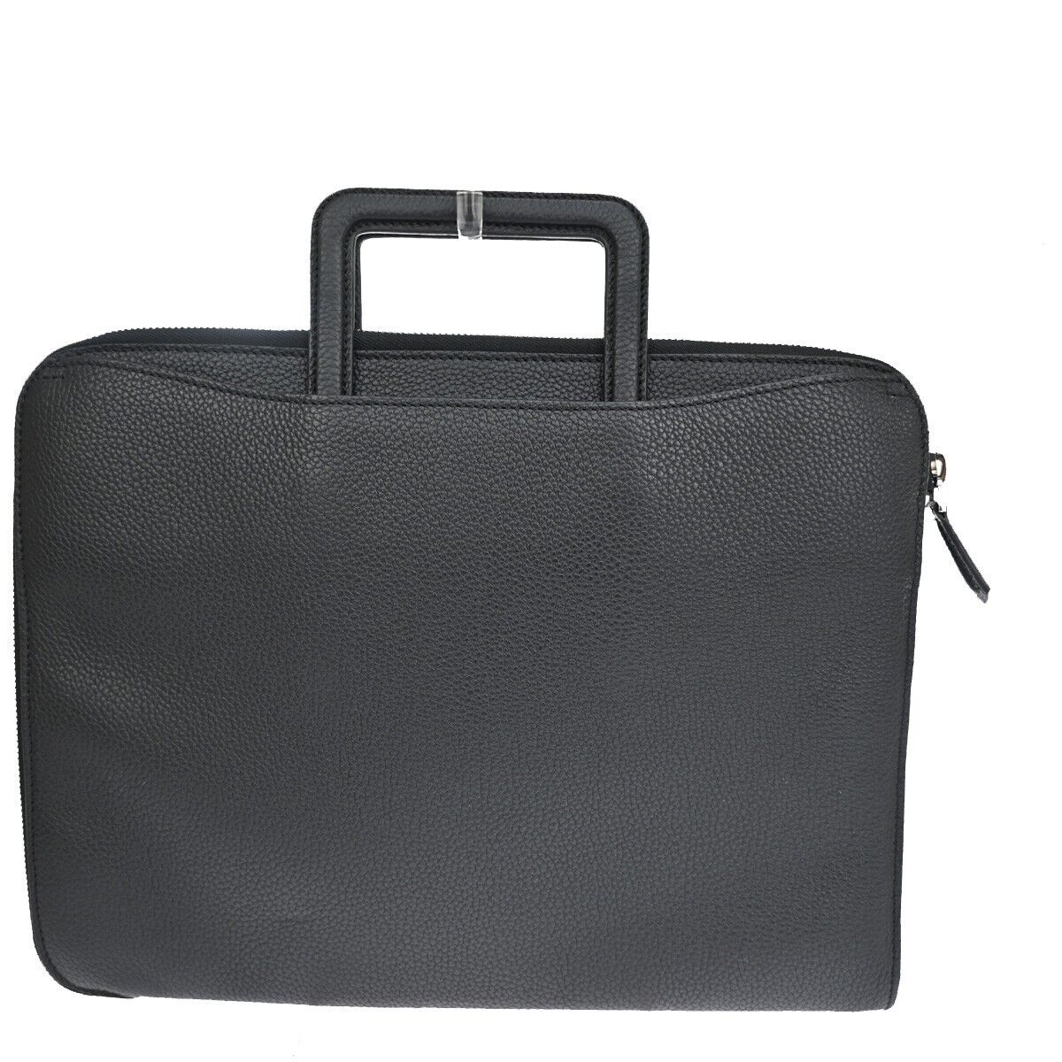 BERLUTI Lift Calligraphy 2Way Briefcase Clutch Hand Bag Leather Brown BK 44RH278