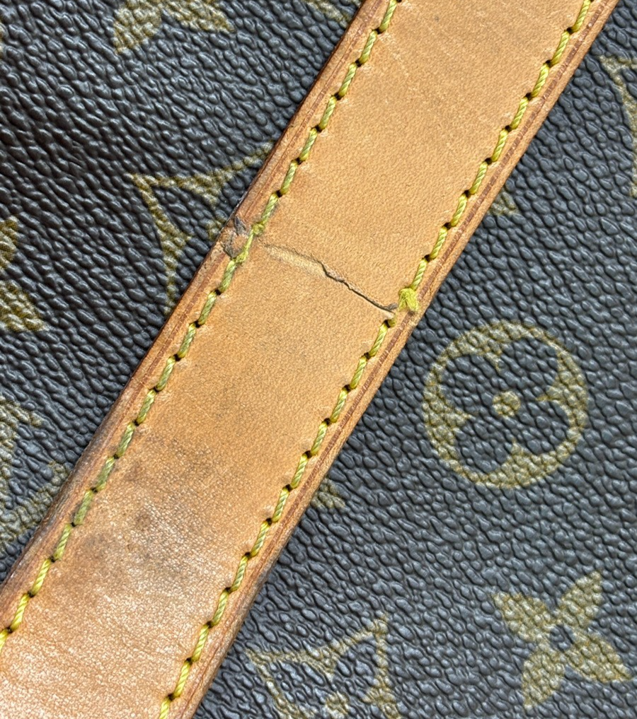 LOUIS VUITTON Keepall 55 Travel Hand Bag Monogram Leather Brown M41424 18PA033