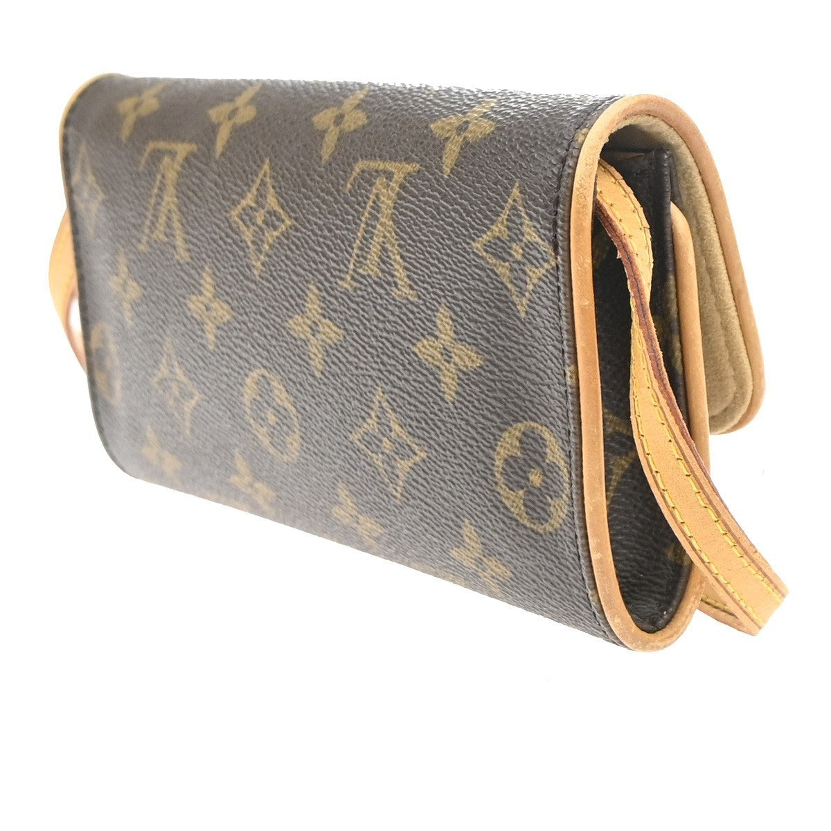 LOUIS VUITTON Pochette Twin PM 2Way Shoulder Clutch Bag Monogram M51854 80MA553