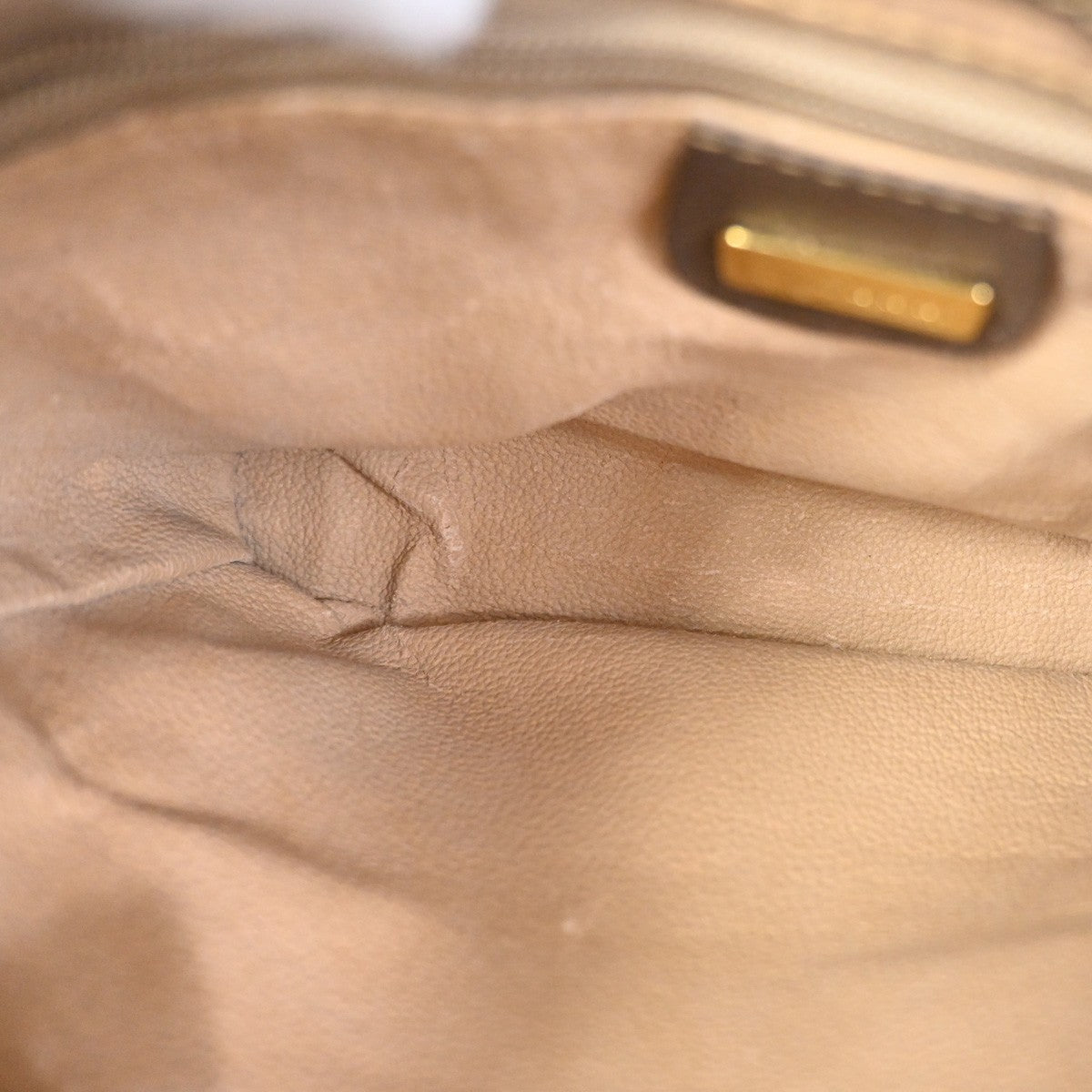 GUCCI GG Pattern Shoulder Bag PVC Leather Brown Italy GHW 38TA614